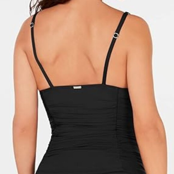 Calvin Klein Ruched Tankini Top - Picture 3 of 3